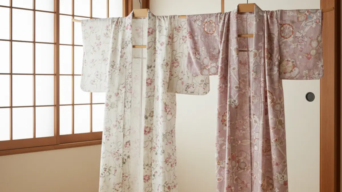 着物で寝る時の下着とインナー 着物や浴衣で寝る時に選びたい下着とインナーの組み合わせイメージ