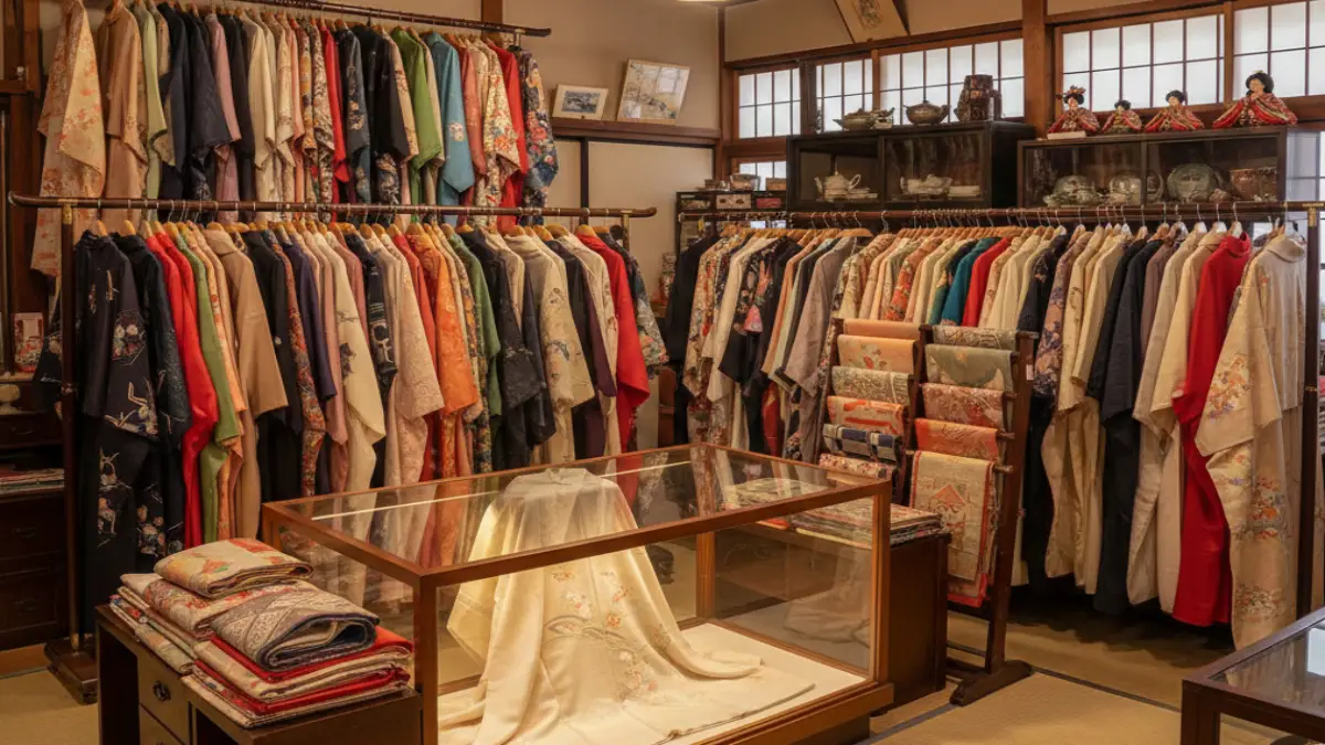 着物 古着屋で良質な一枚を安く見つけるための購入術