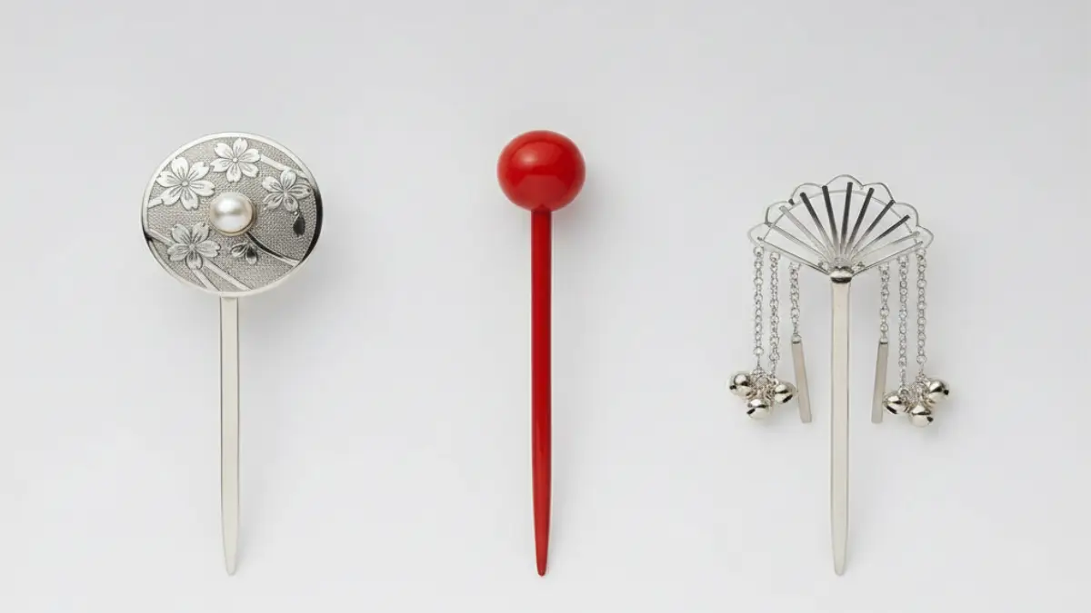 平打ち簪・玉簪・びらびら簪の種類比較