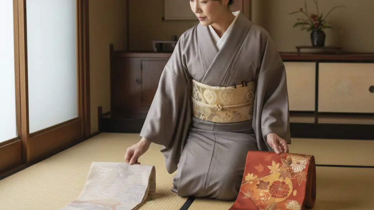 単衣の着物に合わせる 帯9月失敗しない即判断法