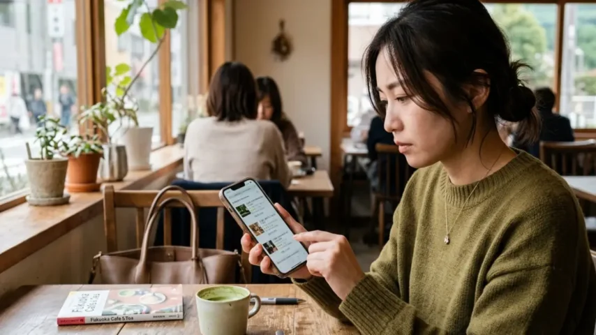 茶道体験の予約前チェック 茶道体験の予約前に比較検討するイメージ