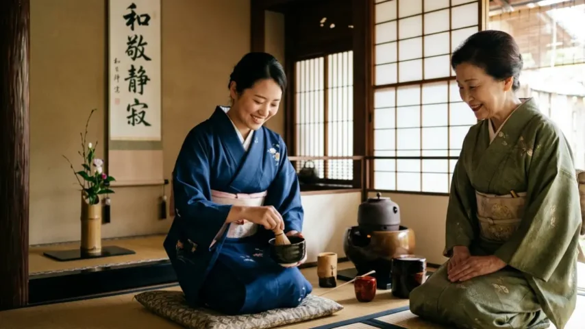 初心者向け茶道体験 初心者でも参加しやすい茶道体験のイメージ