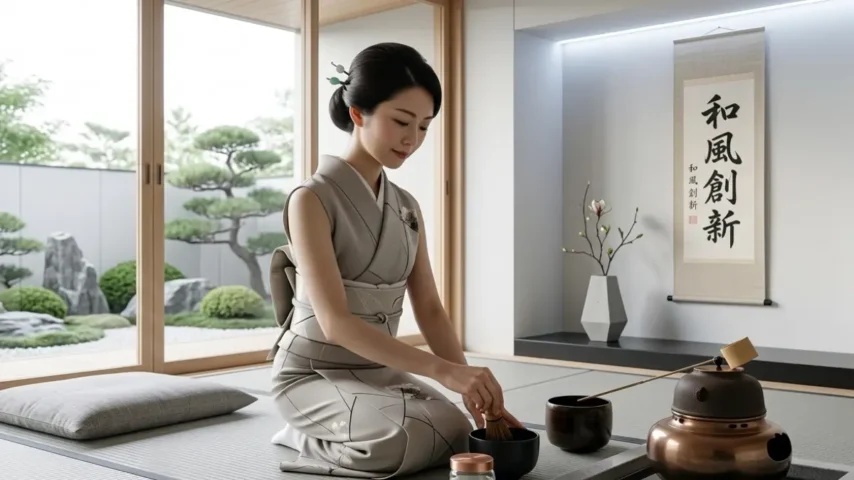 茶道の着物と服装 茶道の着物の服装