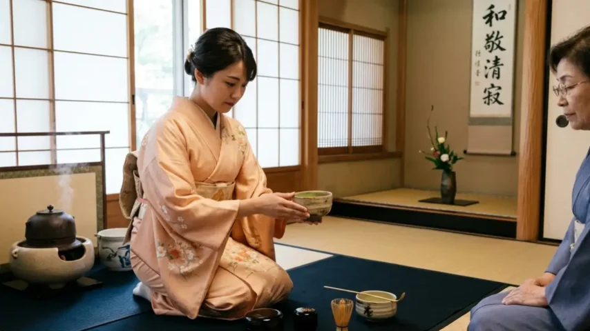 茶道の茶碗の持ち方 茶道で茶碗を持つ作法