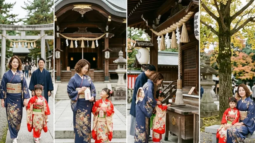 七五三ボブそのまま最終イメージ 七五三着物 ボブそのまま まとめ 母親と家族