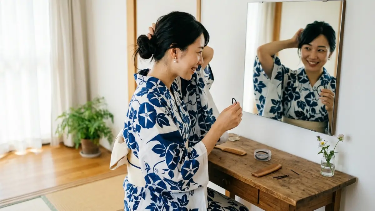 浴衣髪型簡単不器用でも短時間で整う失敗しないコツ