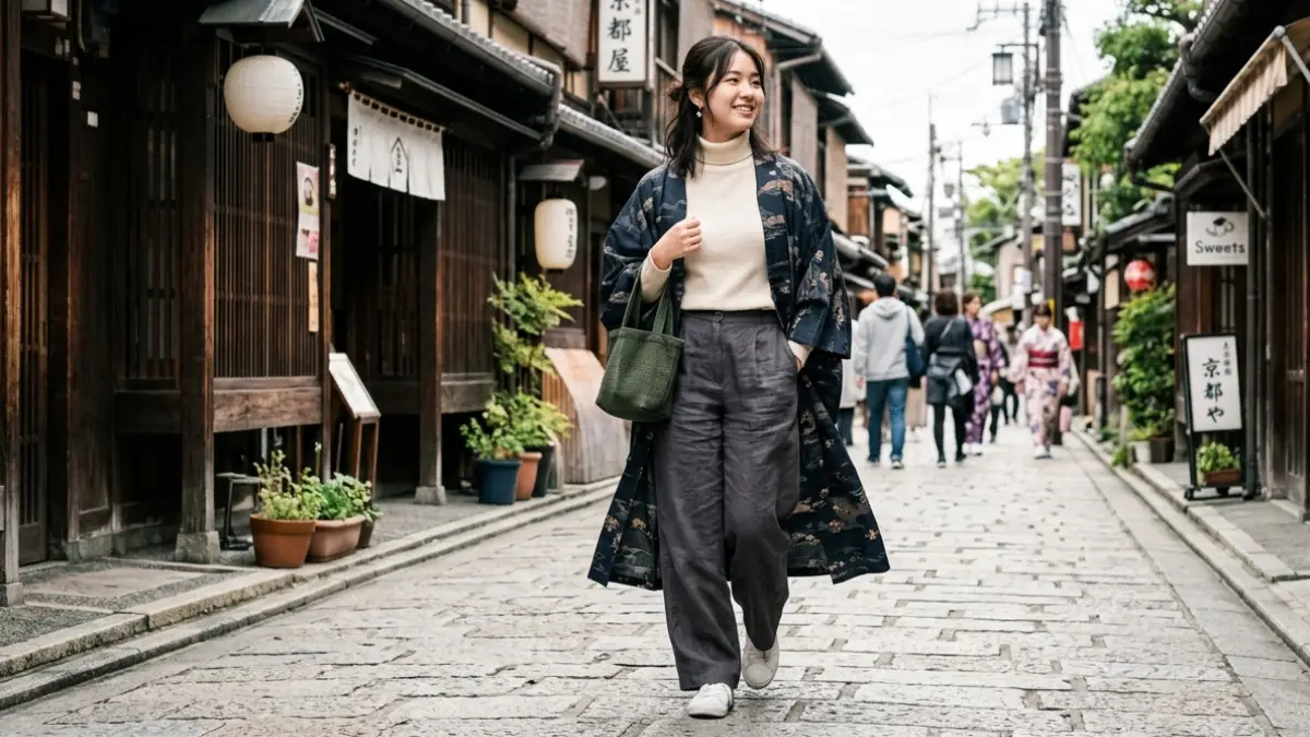 大正 ロマン着物 コートかわいい羽織洋服ミックスコーデ