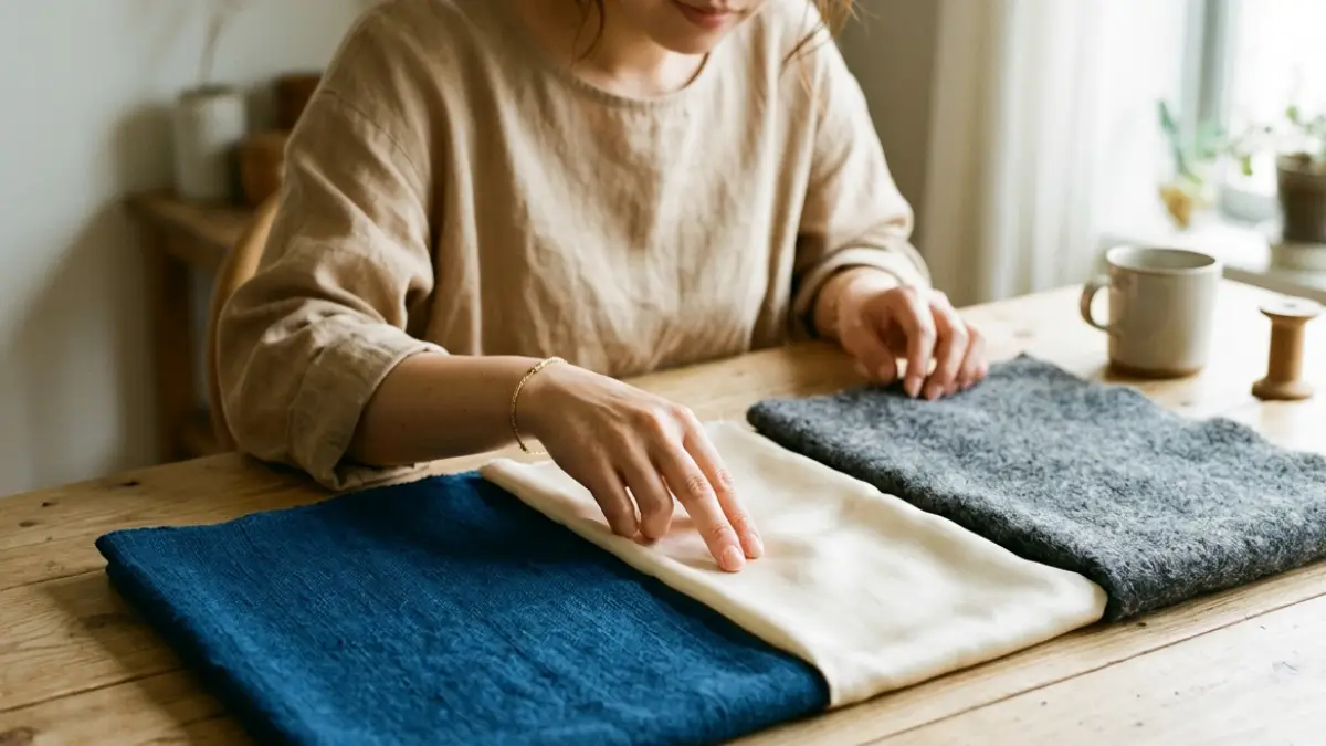 着物素材の違い比較 着物リメイク もんぺ 作り方で素材を比較する