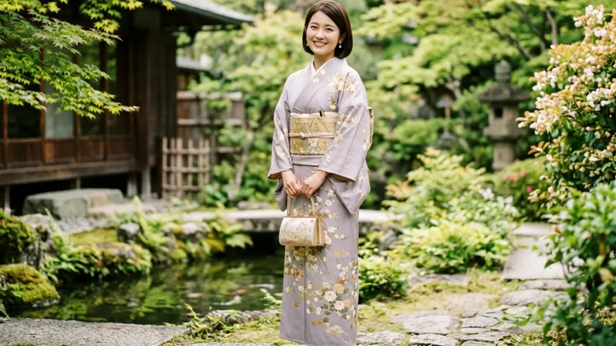 結婚式 着物 髪型 親族 ボブでも上品に整えた和装ヘアスタイル