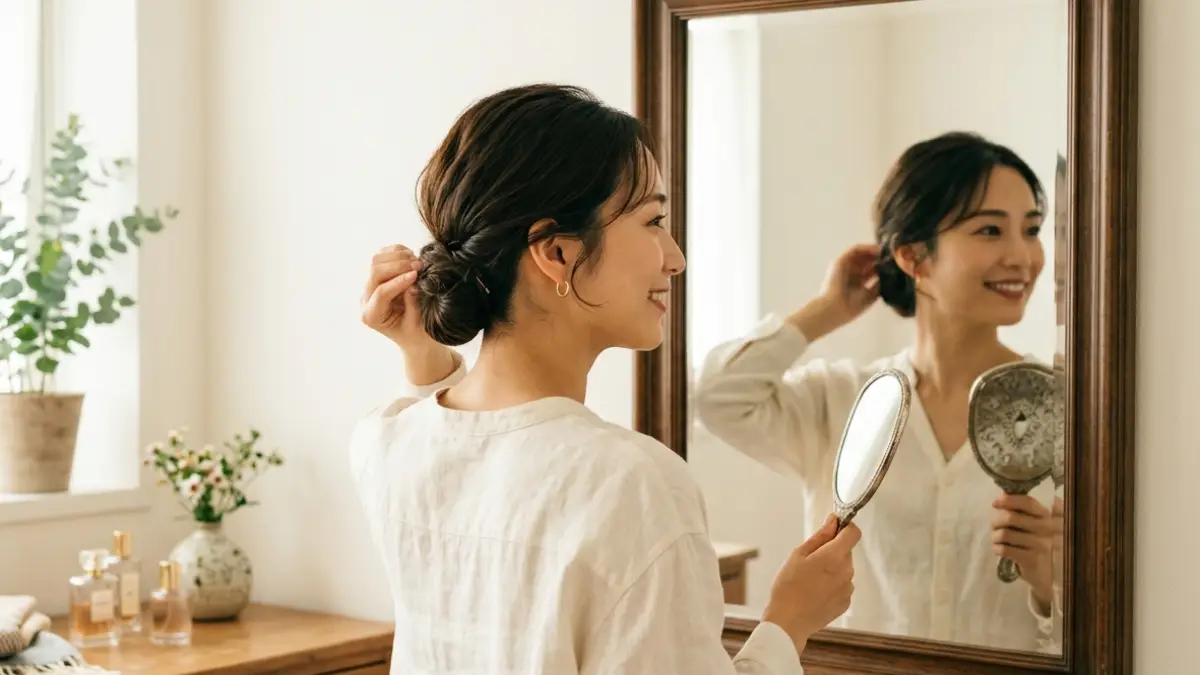 結婚式 親族 着物 髪型 20代の選び方を考える和装ヘアイメージ