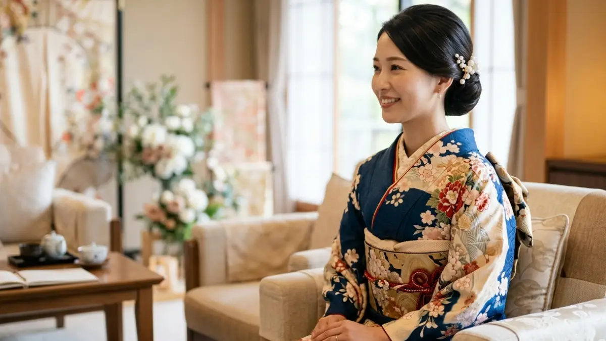 着物髪型 結婚式 親族20代は低めシニヨンが最適 失敗しない基準