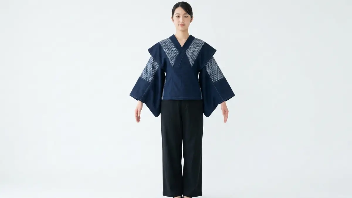 キモノスリーブの構造が分かる基本イメージ