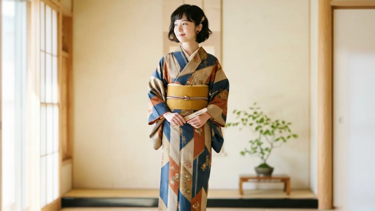 大正ロマンショートヘアスタイル 大正ロマン 着物髪型 ショートアレンジ