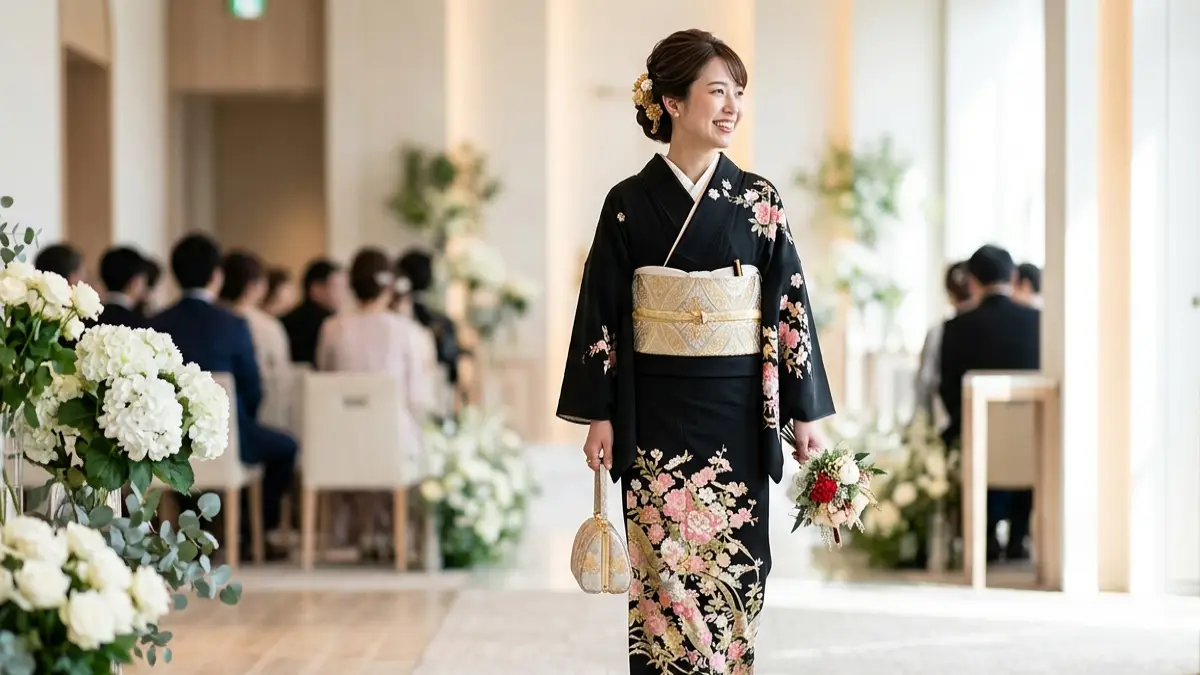 結婚式 着物黒は着ていい？失敗しない判断基準とNG例解説