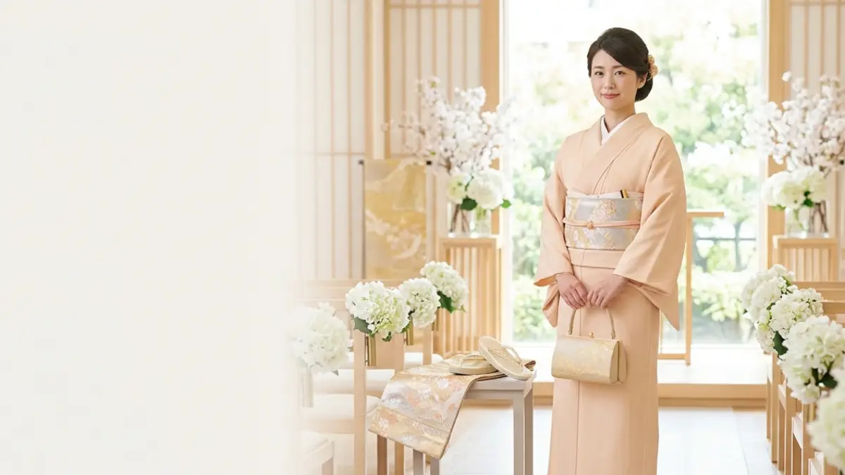 結婚式 着物色無地は無難？親族・友人別に迷わない選び方