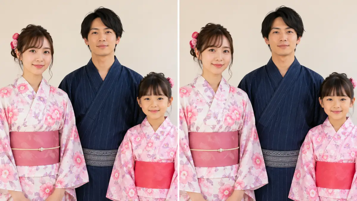 浴衣上どっちで迷う人向けに右が上は間違いだと分かる比較画像