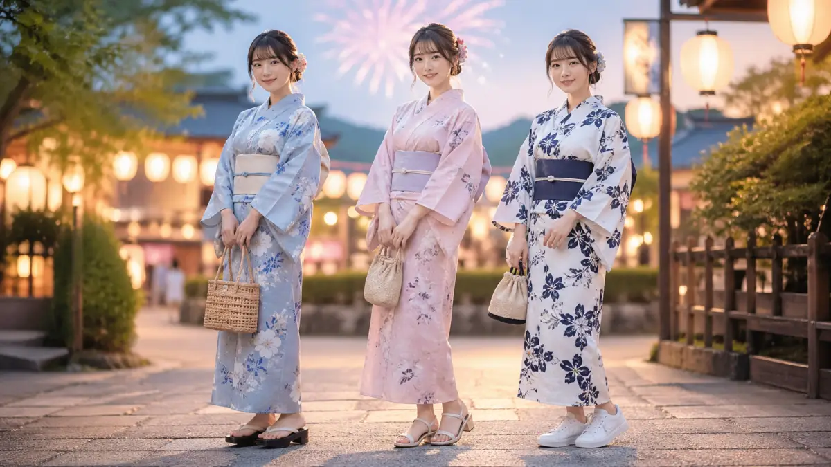 浴衣靴の正解がわかる下駄以外も安心の選び方