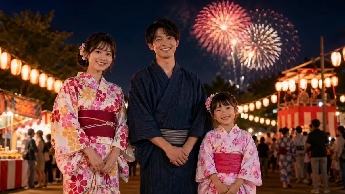 浴衣上どっちの正解は左が上男女子ども旅館でも安心確認