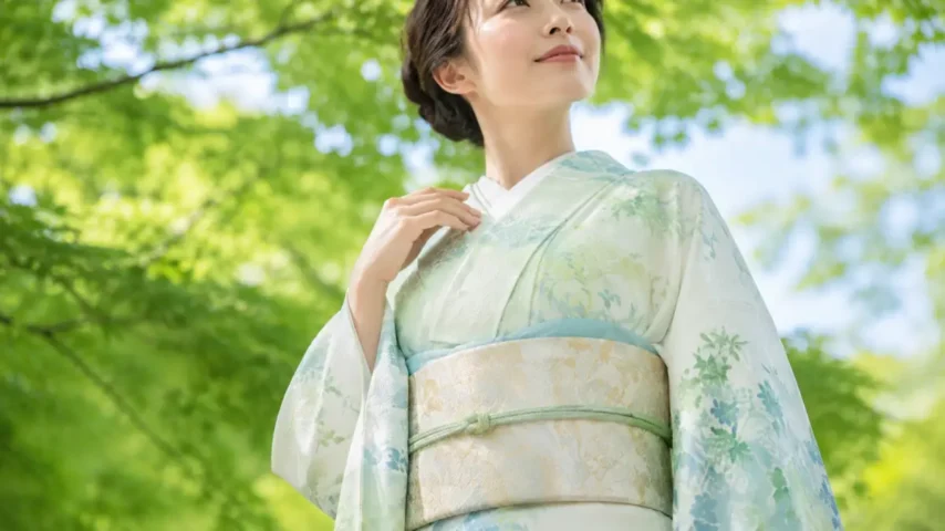 風薫る 着物に合わせる初夏の帯と素材のコーディネート