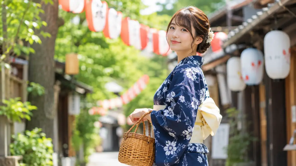 浴衣 紺色で迷わない大人かわいい着こなし術