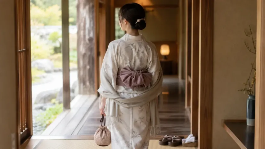 旅館浴衣帯結び方かわいい後ろ姿 旅館浴衣帯結び方かわいい後ろ姿の選び方イメージ