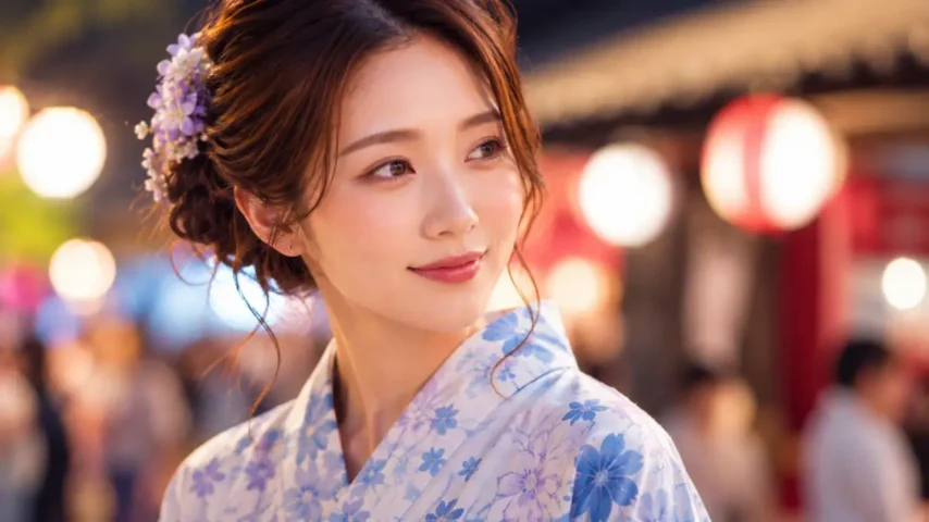 浴衣 メイク 20代向けの上品で写真映えする日本人女性