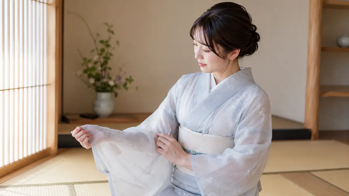 夏着物 襦袢透ける時の正解と下に着るもの対策