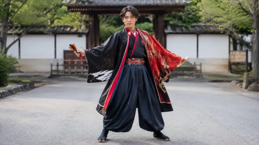 男性向けよさこい祭り衣装の選び方 よさこい 祭り衣装の男向けスタイルを着た日本人男性