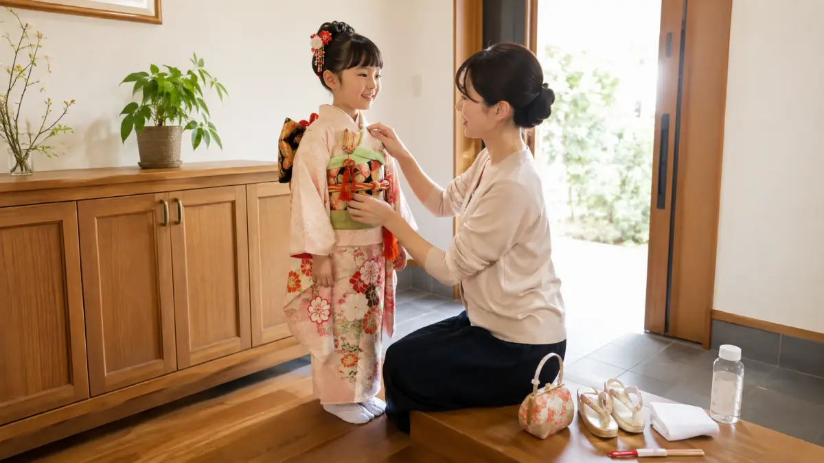七五三着付け 7歳｜着物・帯・筥迫・足袋など必要な小物一覧